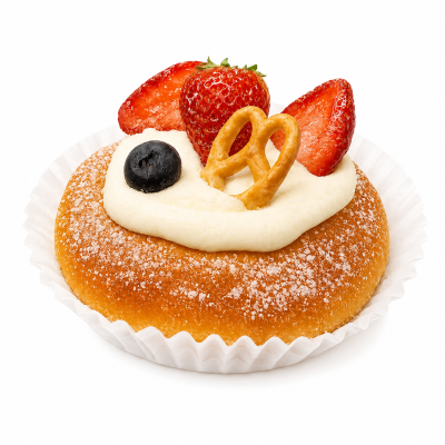 Strawberry brioche