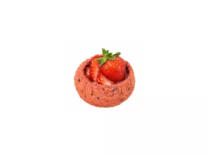Strawberry Mochi Pudding